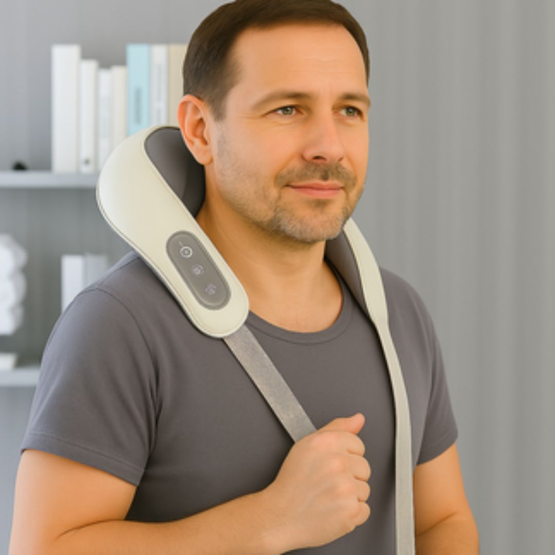 Appareil de massage pour le cou et les épaules avec fonction chauffante– Soulagement Instantané des Douleurs et Tensions